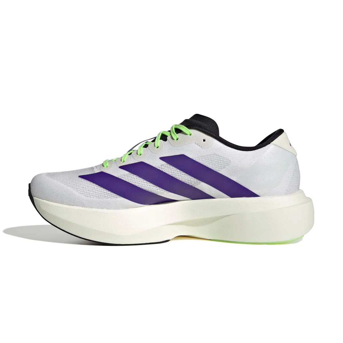 Adizero Evo SL 'White Collegiate Purple Lime Burst' - Image 3