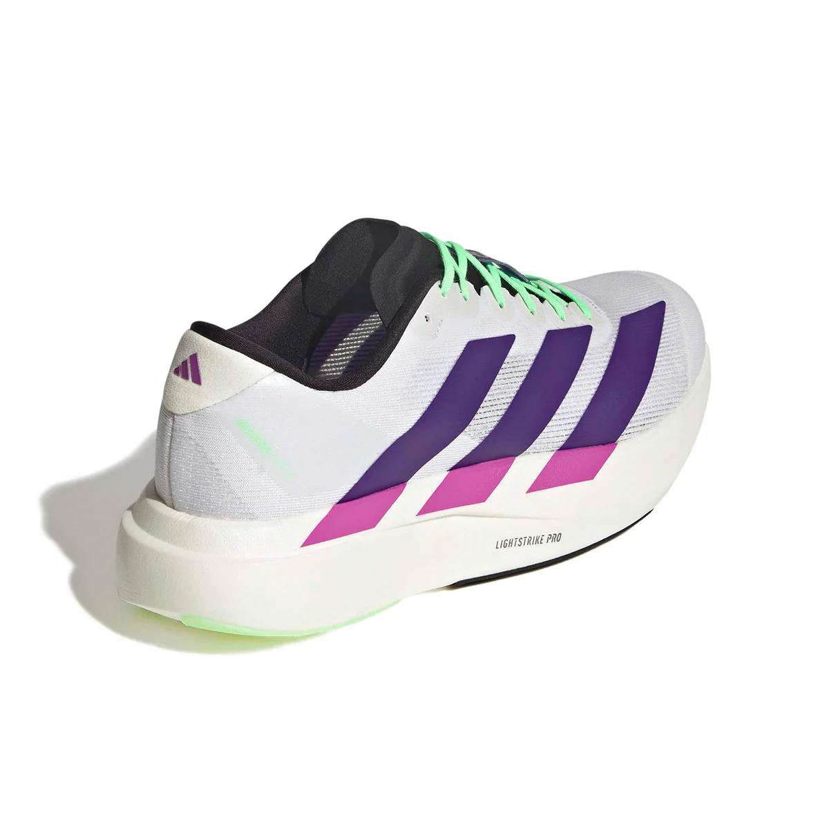 Adizero Evo SL 'White Collegiate Purple Lime Burst' - Image 4