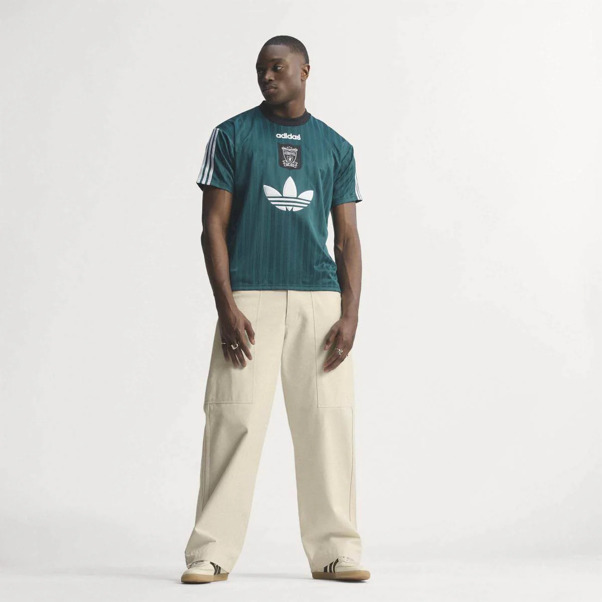 + Liverpool FC Polyester 95 Tee 'Green' - Image 13