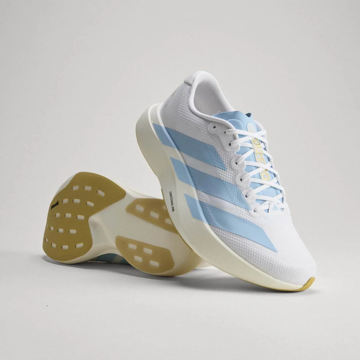 Wmns Adizero Evo SL 'Cloud White Clear Blue' - Image 9