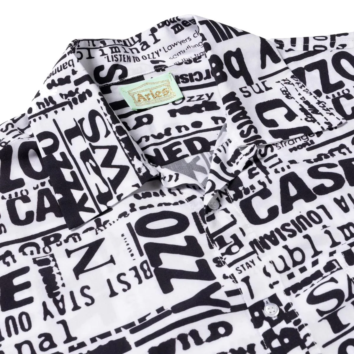 Ozzy Hawaiian Shirt 'White' - Image 3