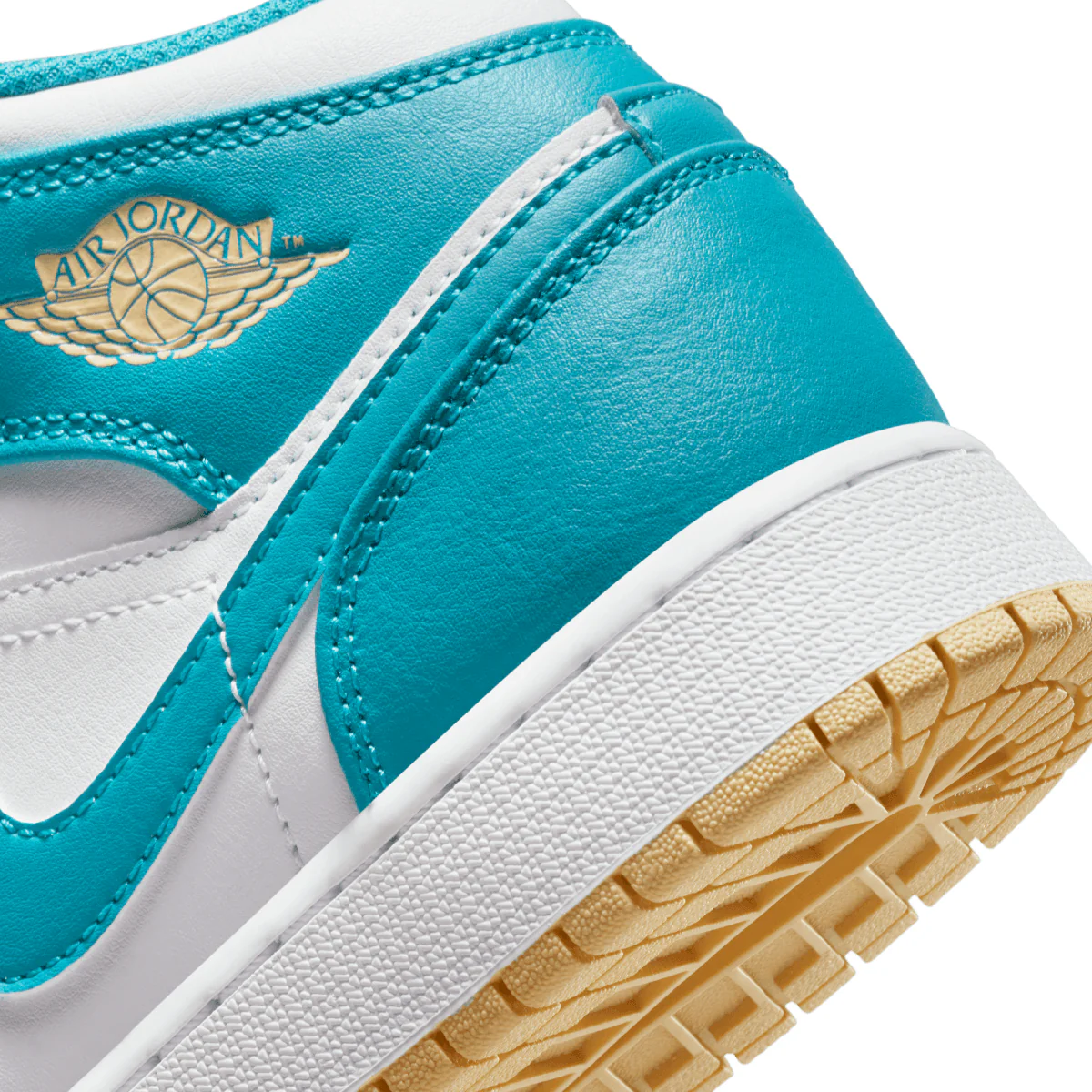 Kid's Air Jordan 1 Mid 'Aquatone' - Image 8