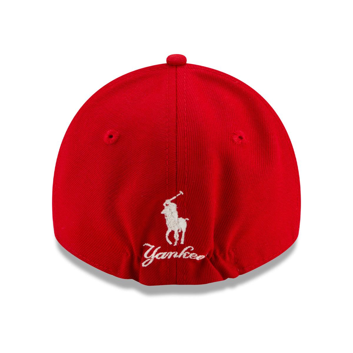 + Ralph Lauren New York Yankees Kids 9TWENTY Cap 'Scarlet' - Image 3