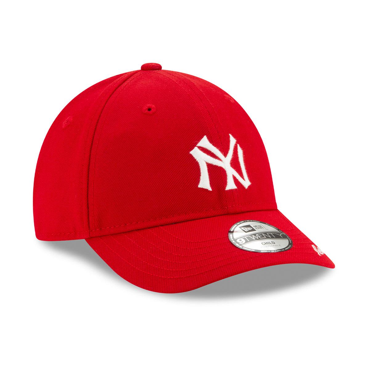+ Ralph Lauren New York Yankees Kids 9TWENTY Cap 'Scarlet' - Image 4
